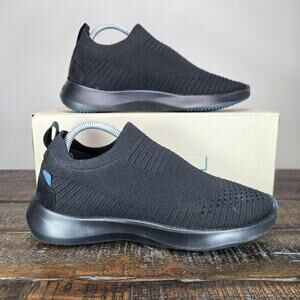 Vessi Everyday Move Slip On Womens Size 6 Waterproof Shoes Sneakers Onyx Black